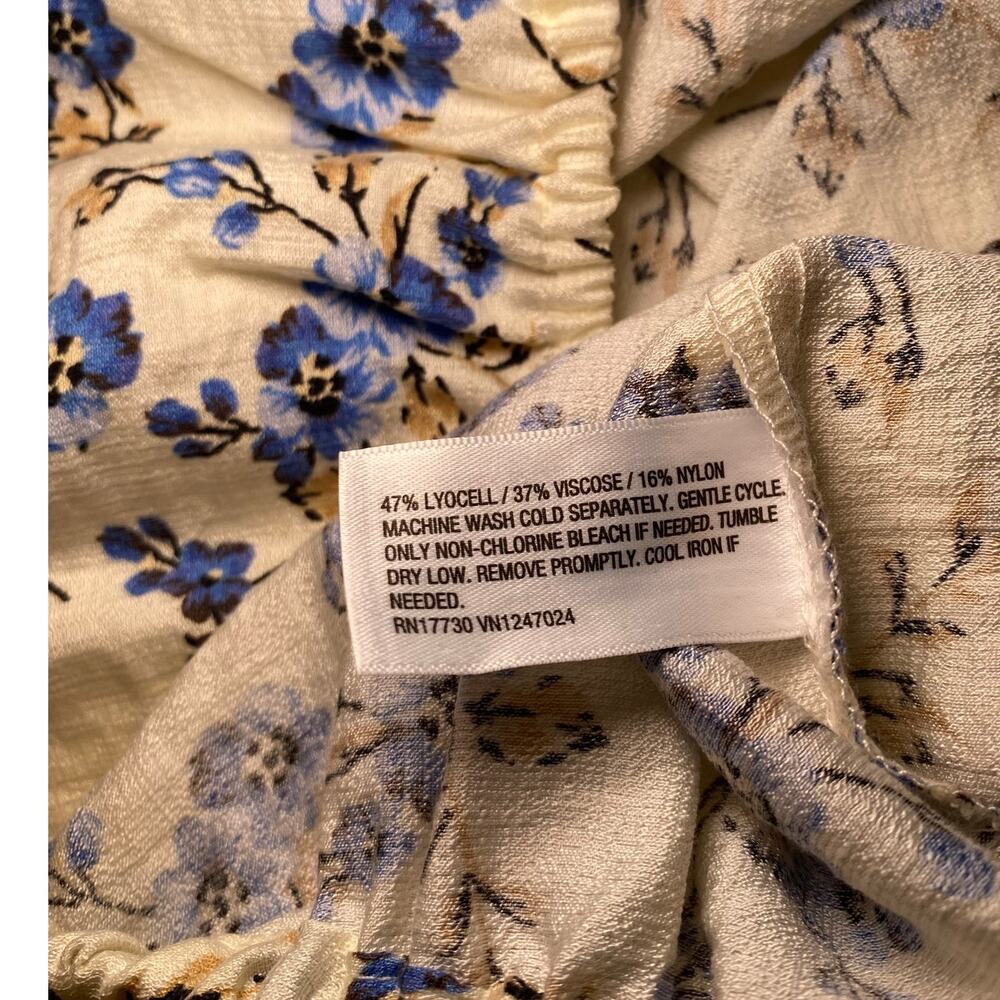 NWT - A New Day Women's XL Floral Off-Shoulder Blouse - Picture 5 of 10